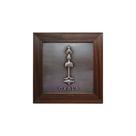 Quadro Decorativo Orixás Oxala Moldura Escura