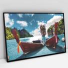 Quadro Decorativo os Barcos em tela Canvas