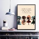 Quadro Decorativo Os Quatro Elementos 24x18cm