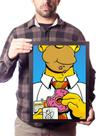 Quadro Decorativo Os Simpsons Homer Arte Moldura 42x29cm Quadro Decorativo Os Simpsons Homer Arte Moldura 42x29cm