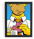 Quadro Decorativo Os Simpsons Homer Arte Poster Moldurado Quadro Decorativo Os Simpsons Homer Arte Poster Moldurado