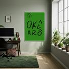 Quadro Decorativo Oxóssi Okê Arô - 70x50cm