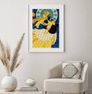 Quadro Decorativo Oxum Grávida - 60x48cm Quadro Decorativo Oxum Grávida - 60x48cm