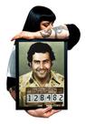 Quadro Decorativo Pablo Escobar Colorizado 44x32cm