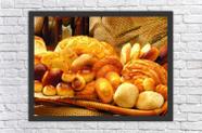 Quadro Decorativo Padarias Bolo Pães Café Gourmet Cafeterias Decorações Com Moldura