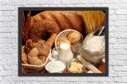 Quadro Decorativo Padarias Bolo Pães Café Gourmet Cafeterias Decorações Com Moldura