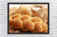 Quadro Decorativo Padarias Bolo Pães Café Gourmet Cafeterias Decorações Com Moldura