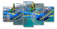 Quadro Decorativo Painel Avioes Jatos Militar"