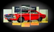 Quadro Decorativo Painel Carro Opala Ss Coupe Vermelha"