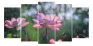 Quadro Decorativo Painel Flor Rosa Natureza"