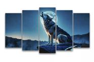 Quadro Decorativo Painel Lobo Solitário"