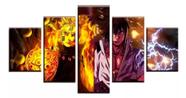 Quadro Decorativo Painel Naruto Saske Sasuke"