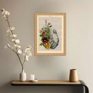 Quadro Decorativo Papoula Vintage 33x24cm Quadro Decorativo Papoula Vintage 33x24cm