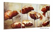 Quadro Decorativo Papoulas Design Color 120x60 Sala Quarto Quadro Decorativo Papoulas Design Color 120x60 Sala Quarto