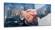 Quadro Decorativo Para Escritórios Mundo Dos Negócios em Tecido Canvas 130x60 m02 Quadro Decorativo Para Escritórios Mundo Dos Negócios em Tecido Canvas 130x60 m02