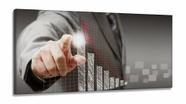 Quadro Decorativo Para Escritórios Mundo Dos Negócios em Tecido Canvas 130x60 m05 Quadro Decorativo Para Escritórios Mundo Dos Negócios em Tecido Canvas 130x60 m05