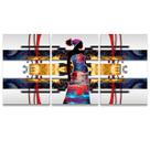 Quadro Decorativo para Sala Mulher Africana Abstrato Moderno