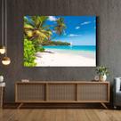 Quadro Decorativo para Sala QuartoPaisagem praia deserta 130x90