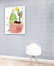 Quadro Decorativo Paródia Obra Tarsila - 70x50cm Quadro Decorativo Paródia Obra Tarsila - 70x50cm