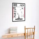Quadro Decorativo Passagem Para Paris - 70x50cm Quadro Decorativo Passagem Para Paris - 70x50cm