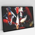 Quadro Decorativo Peixes Ornamentais em tela Canvas
