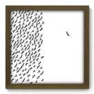 Quadro Decorativo - Pense Diferente - 33cm x 33cm - 070qddm Quadro Decorativo - Pense Diferente - 33cm x 33cm - 070qddm