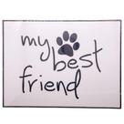 Quadro Decorativo Pet 29x39x1,8cm Emoldurado My Best Friends