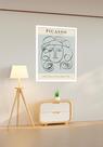 Quadro Decorativo Picasso Mulher Cachos - 70x50cm Quadro Decorativo Picasso Mulher Cachos - 70x50cm