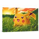 Quadro decorativo Pikachu Pokemon com Tela em Tecido Quadro decorativo Pikachu Pokemon com Tela em Tecido