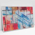 Quadro Decorativo Pincelada Abstrata em tela Canvas Quadro Decorativo Pincelada Abstrata em tela Canvas