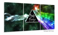 Quadro Decorativo Pink Floyd Logo 120c60 3 peças
