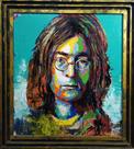 Quadro decorativo , pintura acrílica sobre tela John lennon