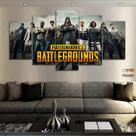 Quadro Decorativo PlayerUnknown's Battleground x 130x63 em tecido