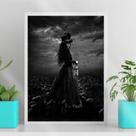 Quadro Decorativo Pombagira Maria Quitéria 33x24cm - com vidro