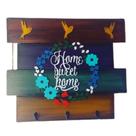 Quadro decorativo porta chave MDF