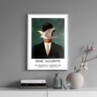 Quadro Decorativo Poster Arte René Magritte 45x34cm - com vidro