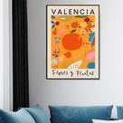 Quadro Decorativo Poster Flores e Plantas Valencia-70x50cm