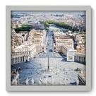Quadro Decorativo - Praça São Pedro - 33cm x 33cm - 036qdmb
