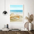 Quadro Decorativo Praia Concha Pérola - 70x50cm