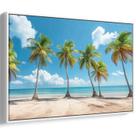Quadro decorativo Praia dos Coqueiros ao Vento - Art Canvas