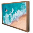 Quadro Decorativo Praia em Moldura Caixa