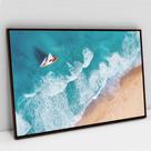 Quadro Decorativo Praia em tela Canvas