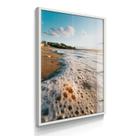Quadro Decorativo Praia Maré de Luz 55x40 Com Vidros