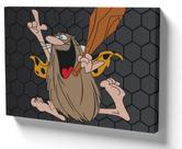 Quadro Decorativo Premium Tela 50x70 capitao caverna desenho fibra carbono