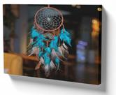 Quadro Decorativo Premium Tela 50x70 filtro dos sonhos azul Quadro Decorativo Premium Tela 50x70 filtro dos sonhos azul