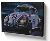 Quadro Decorativo Premium Tela 50x70 fusca herbie fuca volkswagen Quadro Decorativo Premium Tela 50x70 fusca herbie fuca volkswagen
