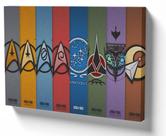 Quadro Decorativo Premium Tela 50x70 star trek agrupamentos Quadro Decorativo Premium Tela 50x70 star trek agrupamentos