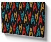Quadro Decorativo Premium Tela 50x70 star trek desenho antigo Quadro Decorativo Premium Tela 50x70 star trek desenho antigo