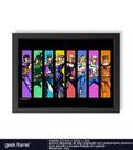 Quadro Decorativo Presente Otaku JoJo's Bizarre Adventure To Be Continued geek.frame