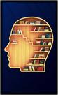 Quadro Decorativo Psicologia Psiquiatria Cabeças Livro Estante Consultórios Salas Com Moldura RC004 Quadro Decorativo Psicologia Psiquiatria Cabeças Livro Estante Consultórios Salas Com Moldura RC004